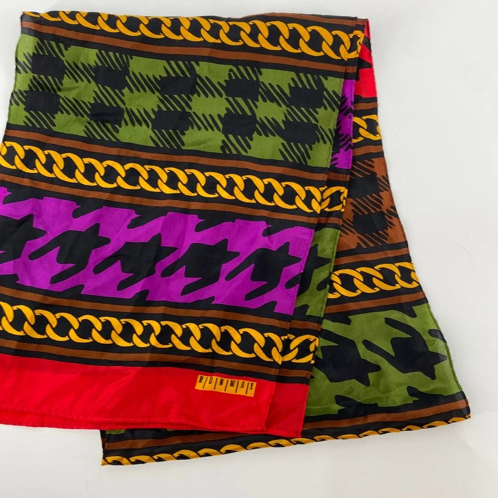 Vintage runway scarf